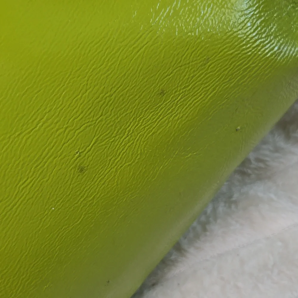 Michael Kors Lime Green Leather Tote Bag - Picture 6 of 12